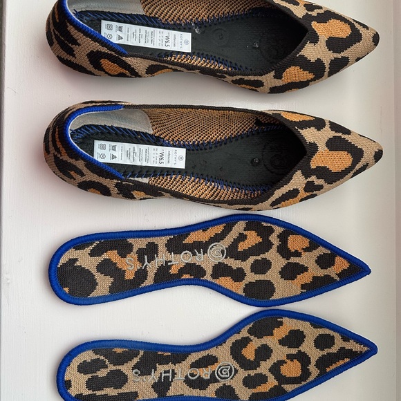 Rothys Leopard Points 6.5 - Picture 4 of 5